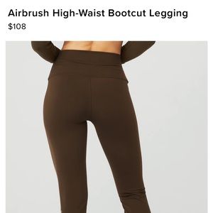 Alo high waist airbrush bootcut legging
